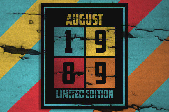 Retro August 1989 Limited Edition